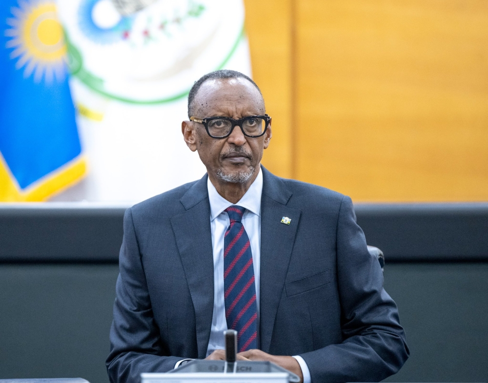 President Kagame is on Thursday, January 25, chaired the first cabinet meeting of 2024, at Village Urugwiro. Photo by Village Urugwiro