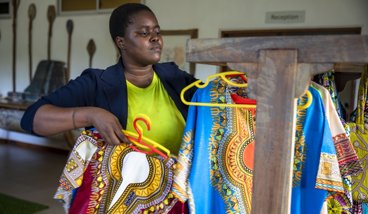 Rachel Paulo, a receptionist at Amarula Hotel in Palma District and a member of a women&#039;s socio-economic group. Through their initiative dubbed Lilungu, they make soaps, bags for sale.