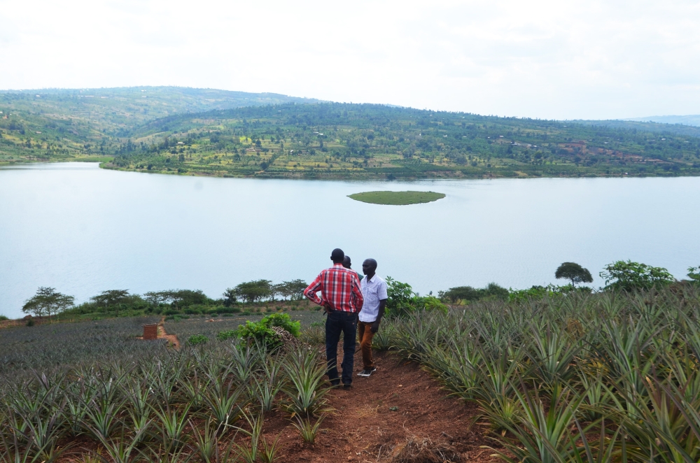 A section of Lake Mugesera in Eastern Province in which a tragic incident occurred when the overloaded wooden boat sank, drowning 40 passengers on board by midday on January 26. Photo by Sam Ngendahimana