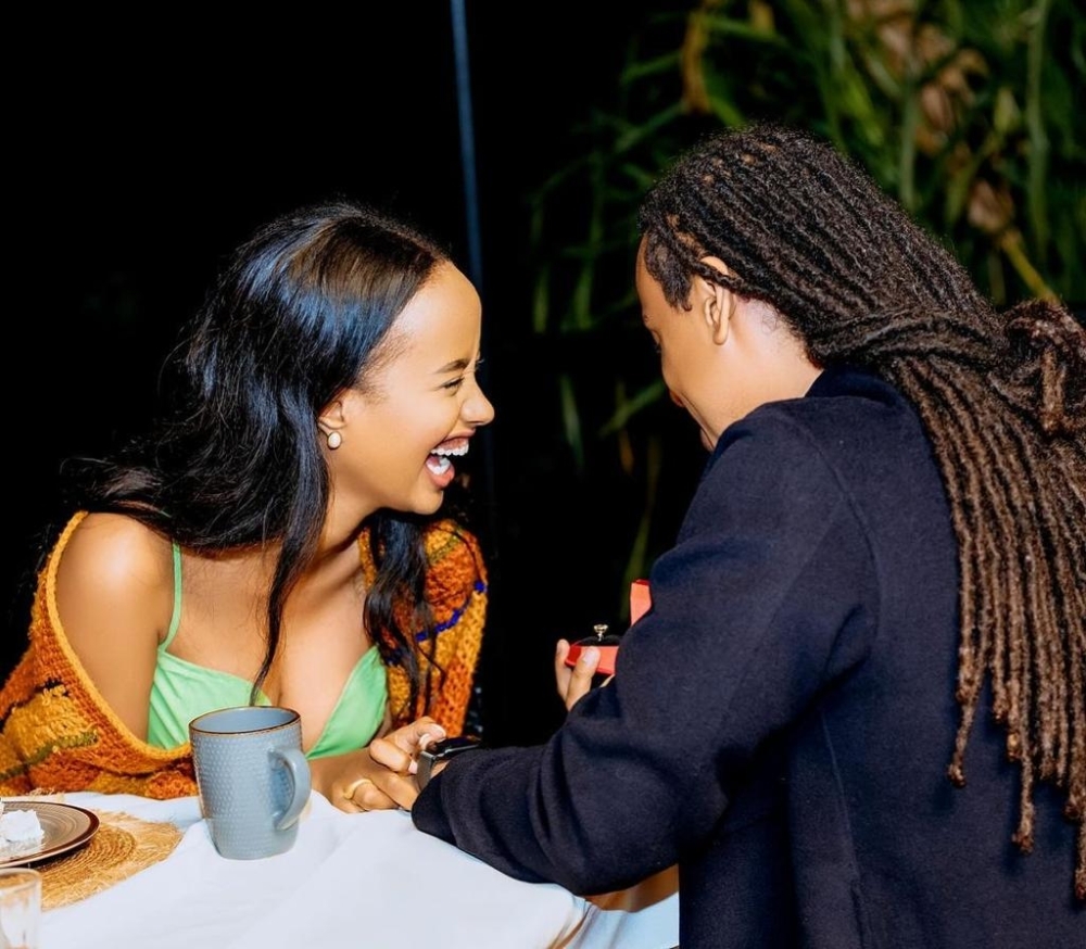 Miss Rwanda 2020 Naomie Nishimwe has said &#039;Yes&#039; to her boyfriend Michael Tesfay. The two have been dating since 2022-courtesy