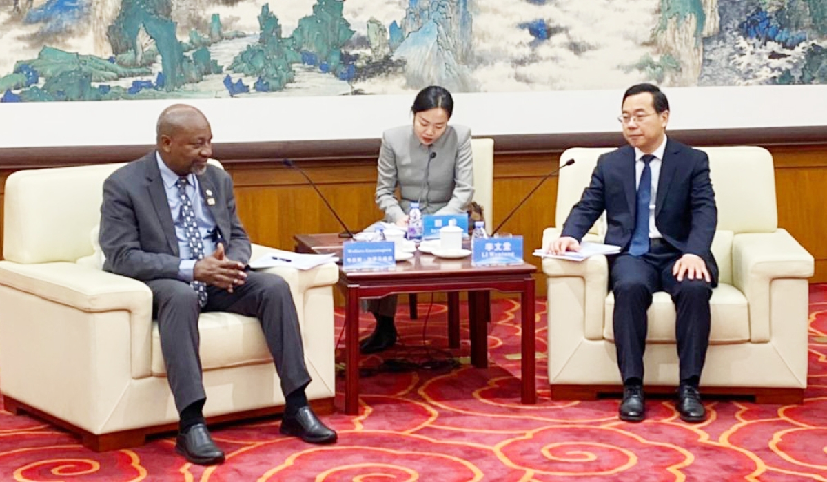 The Secretary General of the ruling RPF-Inkotanyi, Wellars Gasamagera, is in Beijing, China, where he is expected to meet high-ranking officials of the Communist Party of China (CPC). Courtesy