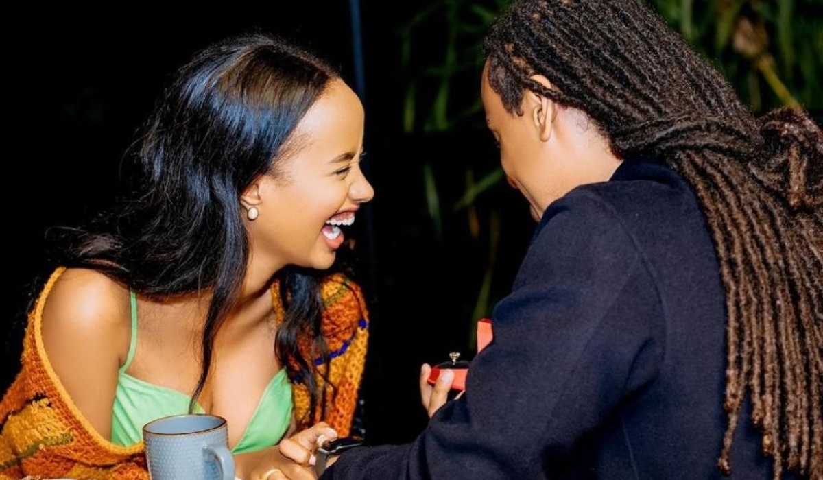 Miss Rwanda 2020 Naomie Nishimwe has said &#039;Yes&#039; to her boyfriend Michael Tesfay. The two have been dating since 2022-courtesy