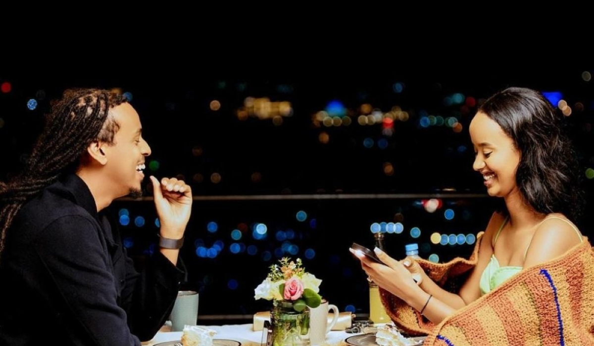  Ethiopian techpreneur Michael Tesfay proposed to Naomie Nishimwe  on January 1. COURTESY