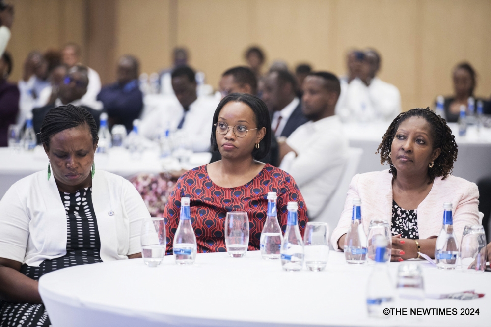 Delegates follow a presentation during the launch of  ‘Ramba na Britam,’ a unique and affordable medical insurance product specifically designed for organised groups. All photos by Craish Bahizi