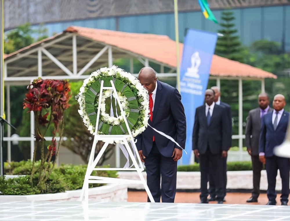 Prime Minister Edouard Ngirente pays tribute to Rwandan heroes  at the National Heroes Mausoleum in Remera, Kigali on Thursday, February 1. Photos by Dan Gatsinzi