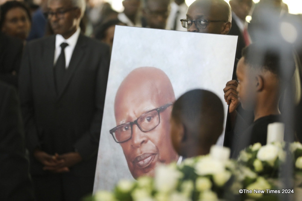 Ezra Mpyisi, the widely admired Adventist Church pastor who died on January 27 at the age of 102, was laid to rest at Rusororo  cemetery on Sunday, February 4 . All photos by Emmanuel Dushimimana