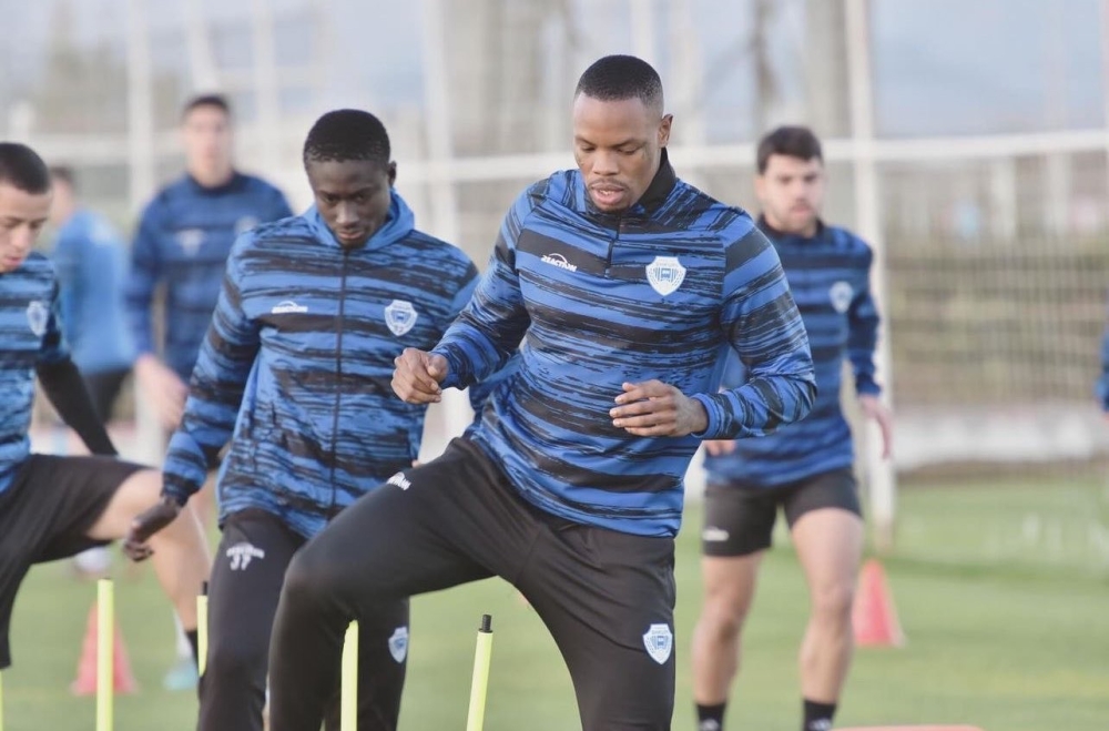 Rayon Sports’ SG, Patrick Namenye, poured cold water on captain Abdul Rwatubyaye&#039;s exit rumors following his Instagram post from FC Shkupi training.
