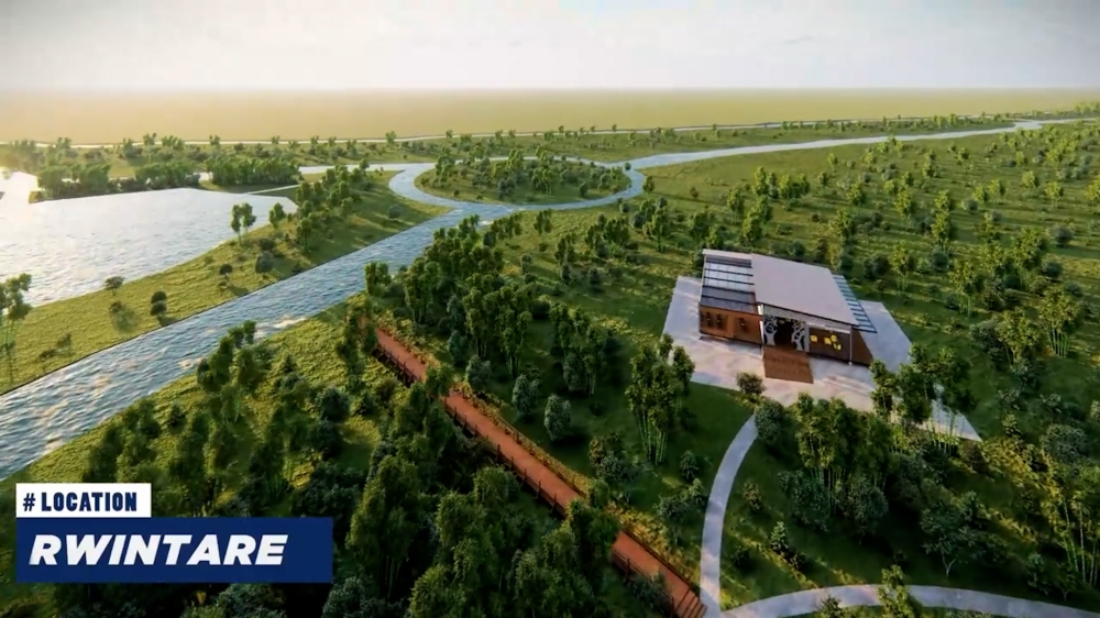An artist&#039;s impression of Rwintare wetland that is about to be revamped. The revitalization of five degraded wetlands in Kigali is expected to create 112,800 green employment opportunities. Courtesy