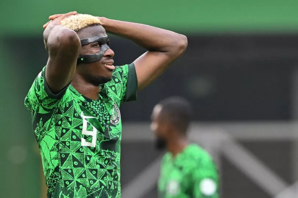 Nigeria could play their AFCON 2023 semifinal against South Africa without star striker Victor Osimhen who is major doubt for the clash-Courtesy