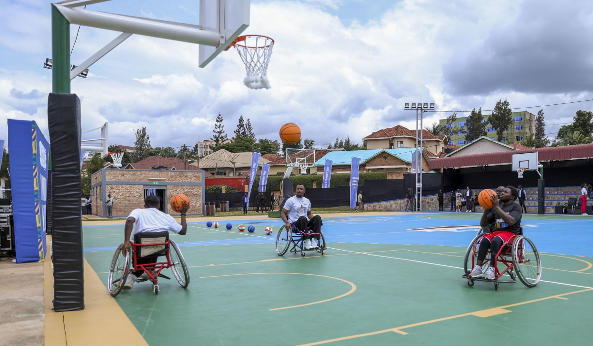 The second edition of the wheelchair basketball tournament will take place at BK Arena on March 2. Photo by Olivier Mugwiza