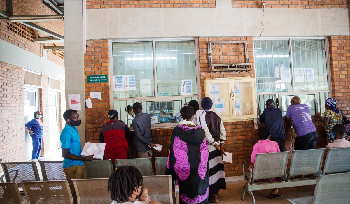Patients wait for services at Masaka Hospital in Kicukiro District. PHOTO BY CRAISH BAHIZI