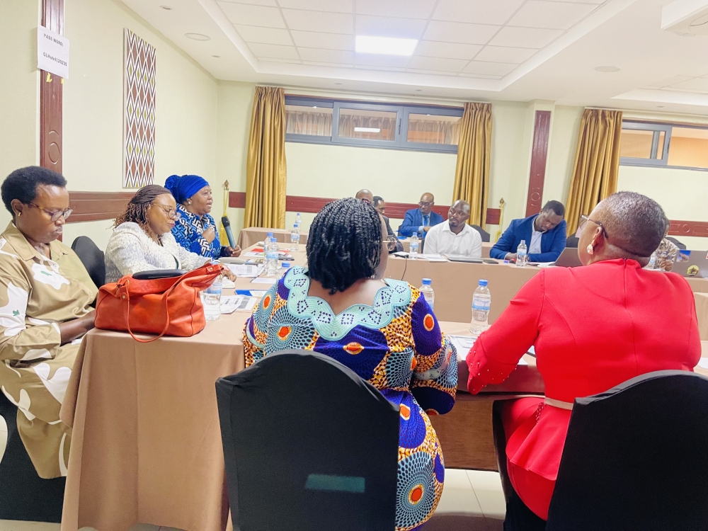 EALA lawmakers and other participants at a session meant for assessing policies and laws on GMOs within the East African Community (EAC) Partner States, on February 8, 2024, in Kigali, Rwanda (Photo by Emmanuel Ntirenganya)