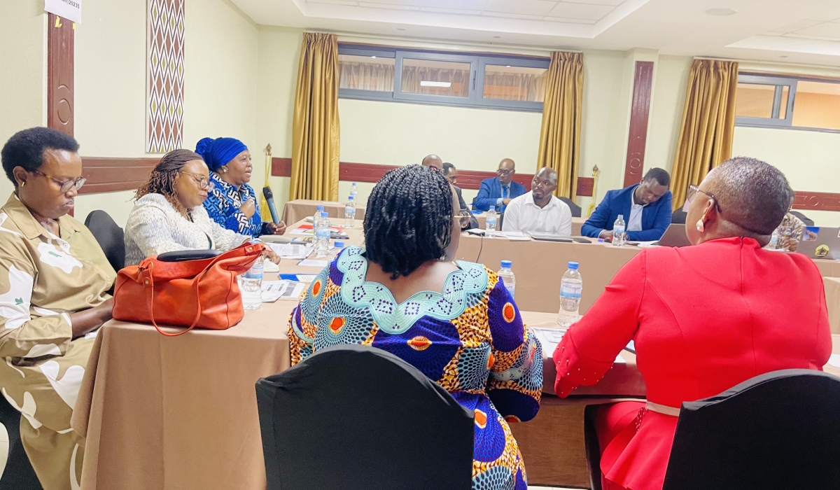 EALA lawmakers and other participants at a session meant for assessing policies and laws on GMOs within the East African Community (EAC) Partner States, on February 8, 2024, in Kigali, Rwanda (Photo by Emmanuel Ntirenganya)