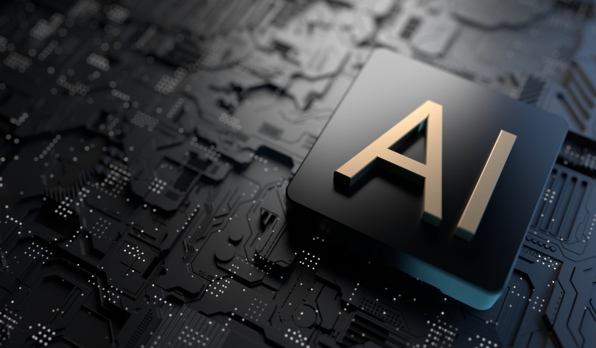 Artificial Intelligence, technology 3D Illustration