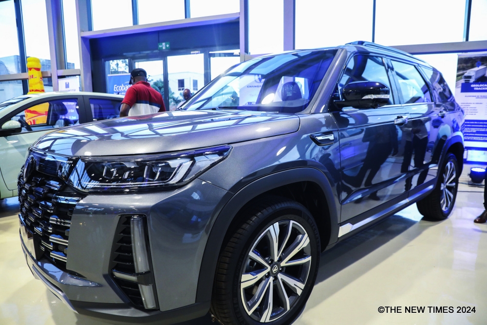The Changan SUV CS95, a 7-seater SUV is among the first models launched by RwandaMotor on Friday, February 9.All photos by Craish Bahizi
