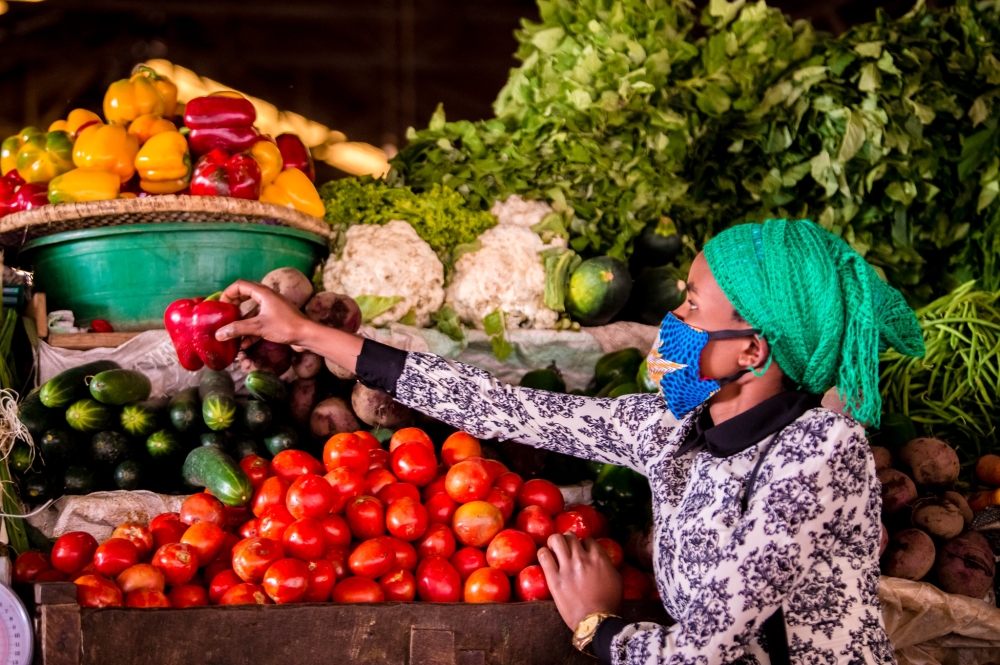 Consumer prices on Rwandan market only increased by 5 percent year-on-year in January 2024. Courtesy