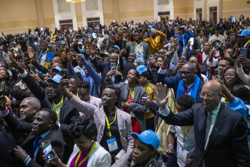 Delegates during Rwanda Day in Washington DC. Courtesy