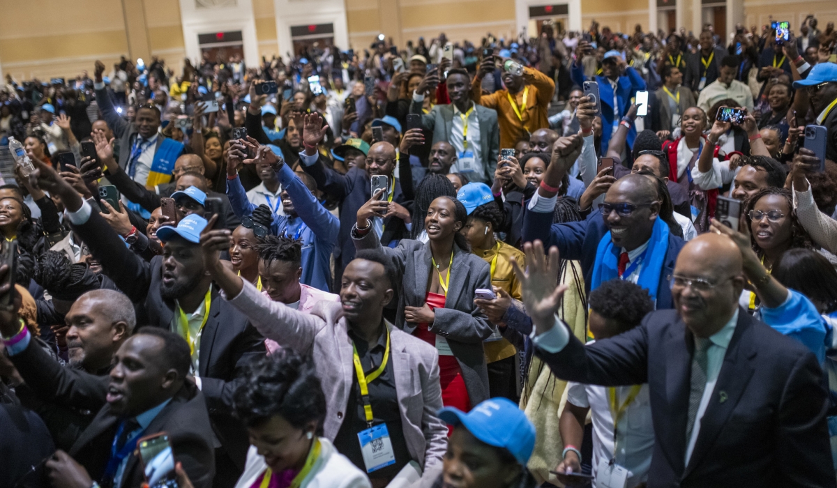 Delegates during Rwanda Day in Washington DC. Courtesy