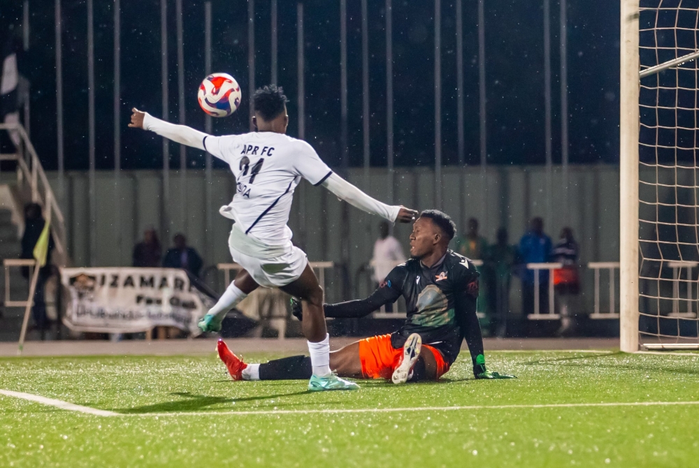 APR FC played a goalless draw against Gasogi United at Kigali Pele stadium. Courtesy