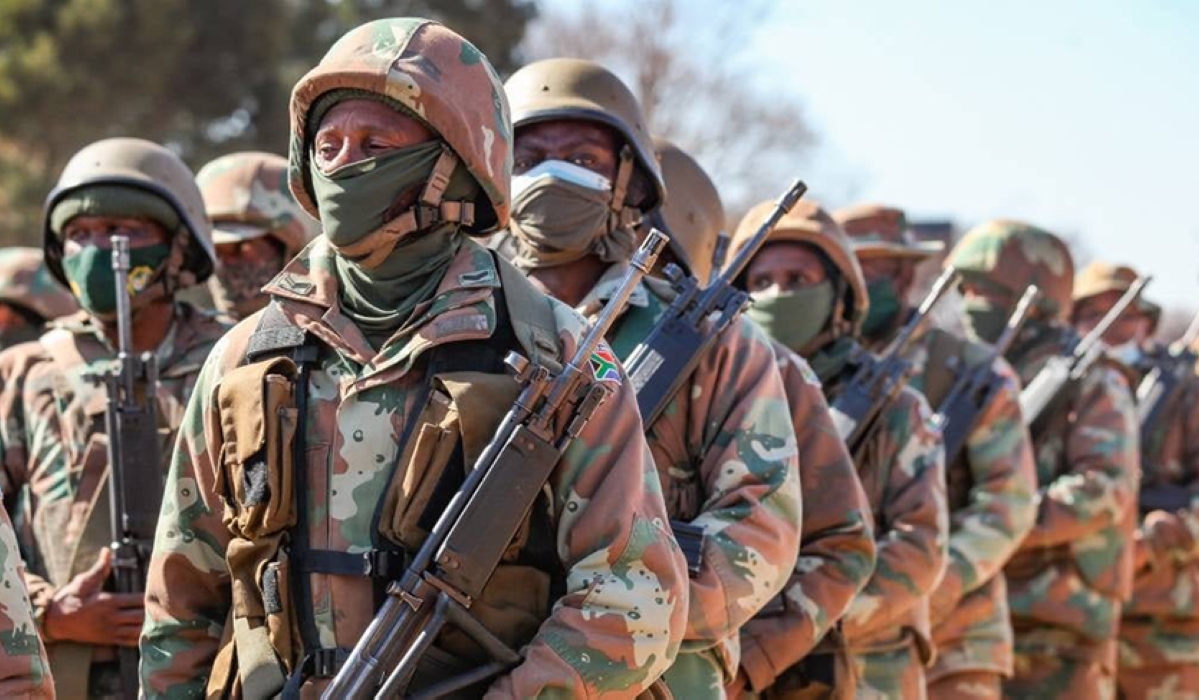 South Africa deployed 2,900 soldiers to eastern DR Congo as part of a regional force from the Southern Africa Development Community (SADC).