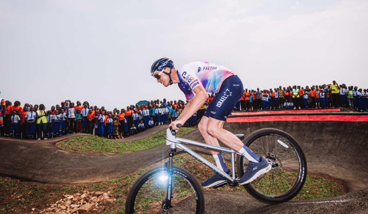 Four-time Tour de France winner Christopher Froome and his Israel Premier Tech teammates will Friday, February 16, visit the ‘Field of Dreams’ cycling centre in Bugesera District. Courtesy