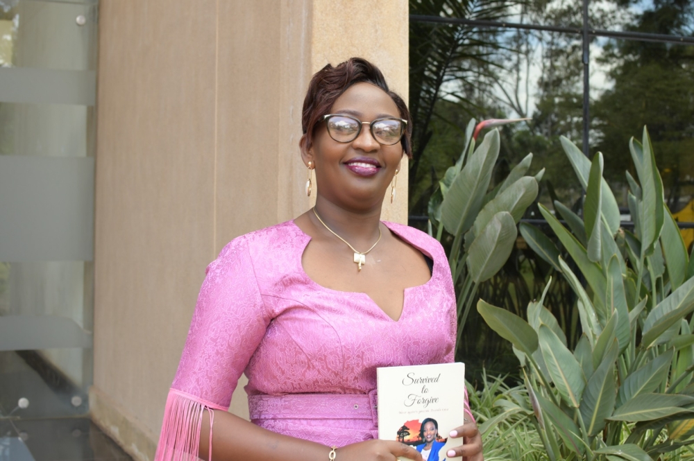Josiane Umulinga, author of &#039;Survived to Forgive&#039;, a book that talks about her journey to healing and forgiveness after the 1994 Genocide against the Tutsi.