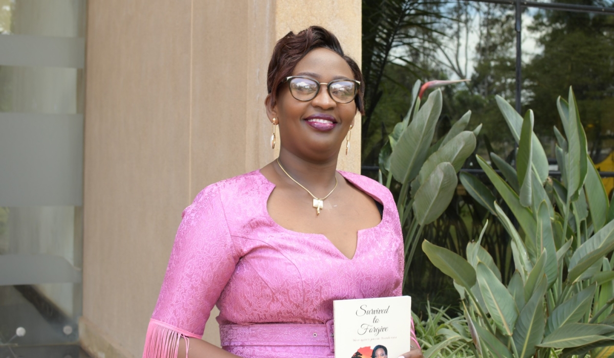 Josiane Umulinga, author of &#039;Survived to Forgive&#039;, a book that talks about her journey to healing and forgiveness after the 1994 Genocide against the Tutsi.