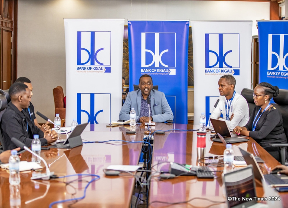 Bank of Kigali (BK) announced the winners of its &#039;Diaspora Challenge during the press conference held in Kigali  on  February 16,