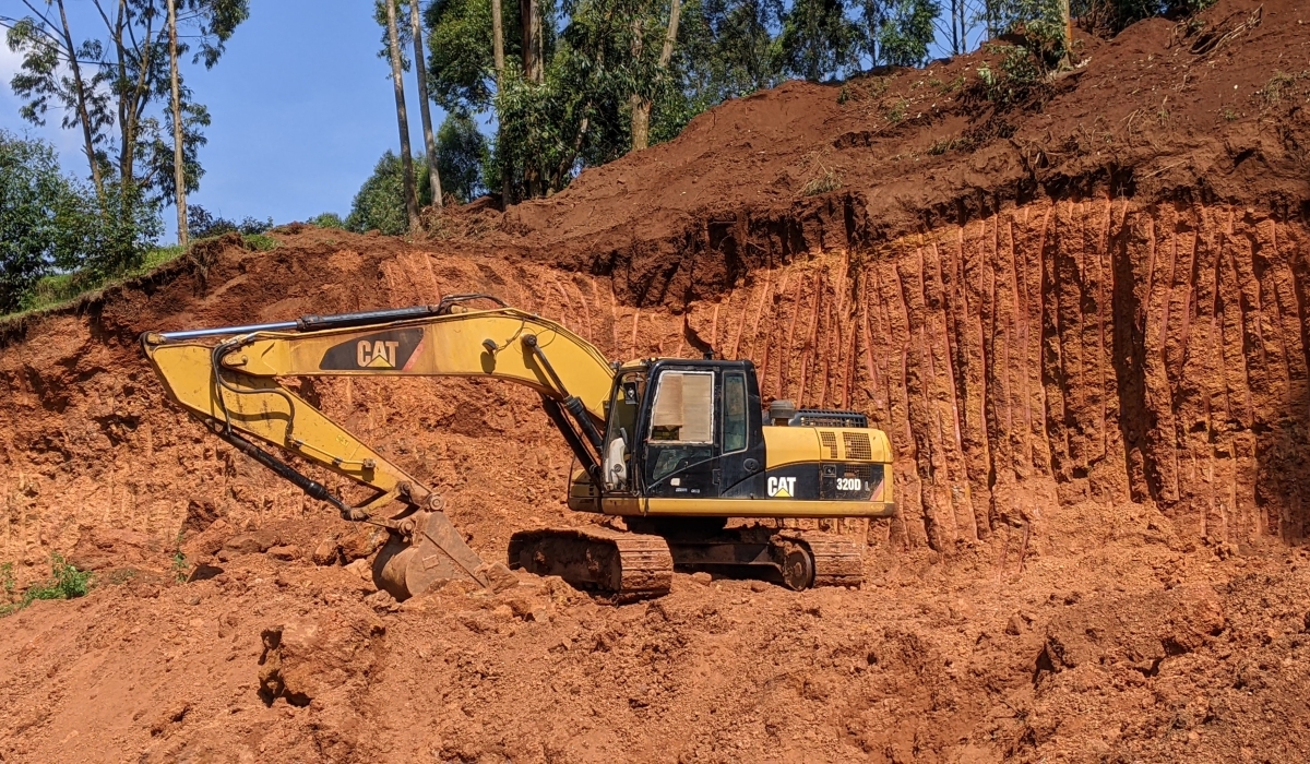 Construction of the Base-Butaro-Kidaho road is expected to be completed in 2025. All photos by Germain Nsanzimana 