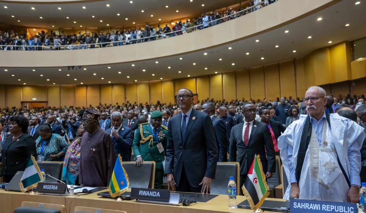 President Kagame joined Heads of State and Government from across the African continent for the opening ceremony of the 37th AU summit on Saturday, February 17. 