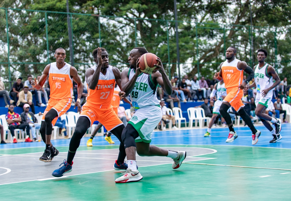 Kepler basketball club registered their very first win in the Rwanda Basketball League after beating Kigali Titans 60-44 on Sunday , 18 February 2024. Photos by Dan Gatisinzi