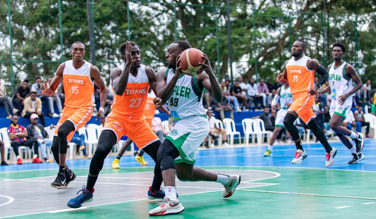 Kepler basketball club registered their very first win in the Rwanda Basketball League after beating Kigali Titans 60-44 on Sunday , 18 February 2024. Photos by Dan Gatisinzi