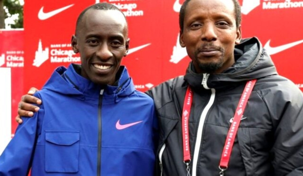 Athletics coach Gervais Hakizimana(R) will be laid to rest Wednesday, February 21-courtesy