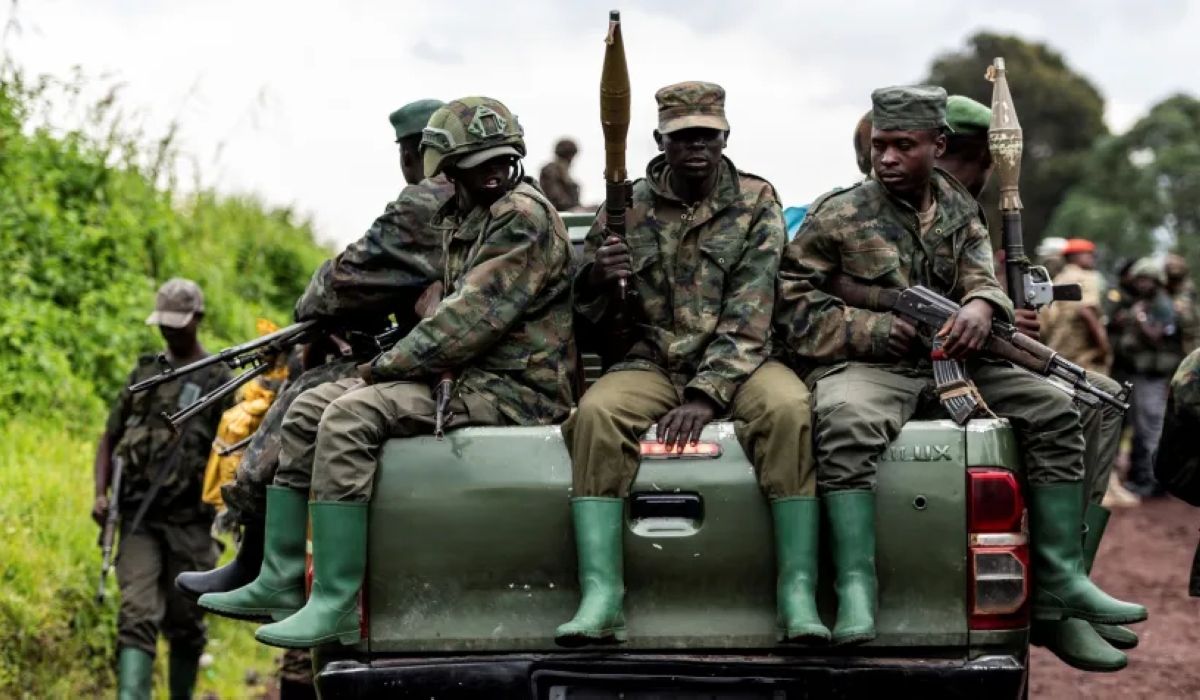 M23 rebels withdrew from their positions in the town of Kibumba, Democratic Republic of Congo on December 23, 2022. Since early February, the rebels have advanced toward Goma, the capital of eastern DR Congo’s North Kivu Province, Photo Courtesy
