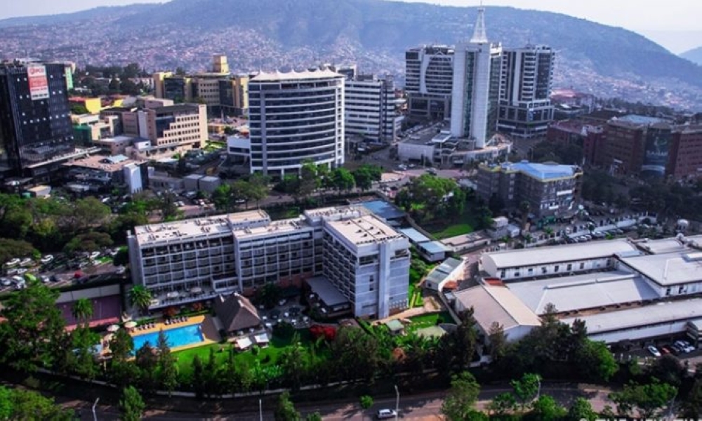 The view of Kigali City. Rwanda is undergoing continuous urbanisation, and considering the availability of urban green spaces. Photo Courtesy 