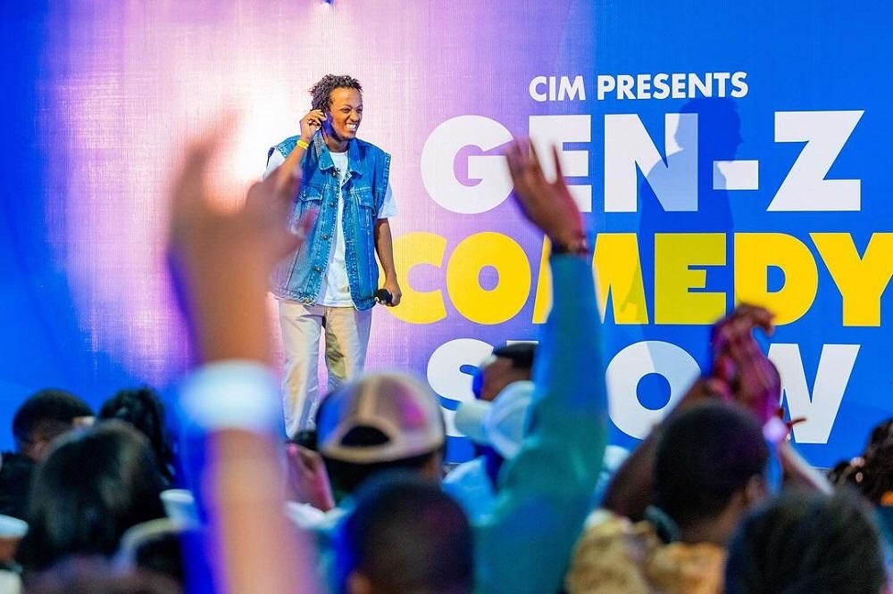 The comedian entertains the audience at the Gen Z comedy show. Courtesy photos