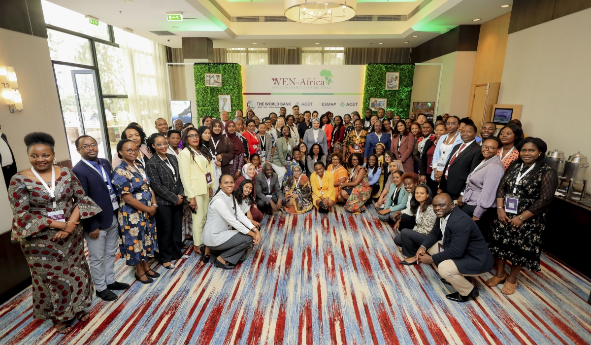 The participant pose for group photo during  launched Women in Energy Africa (WEN-Africa) forum. Photos: Courtesy