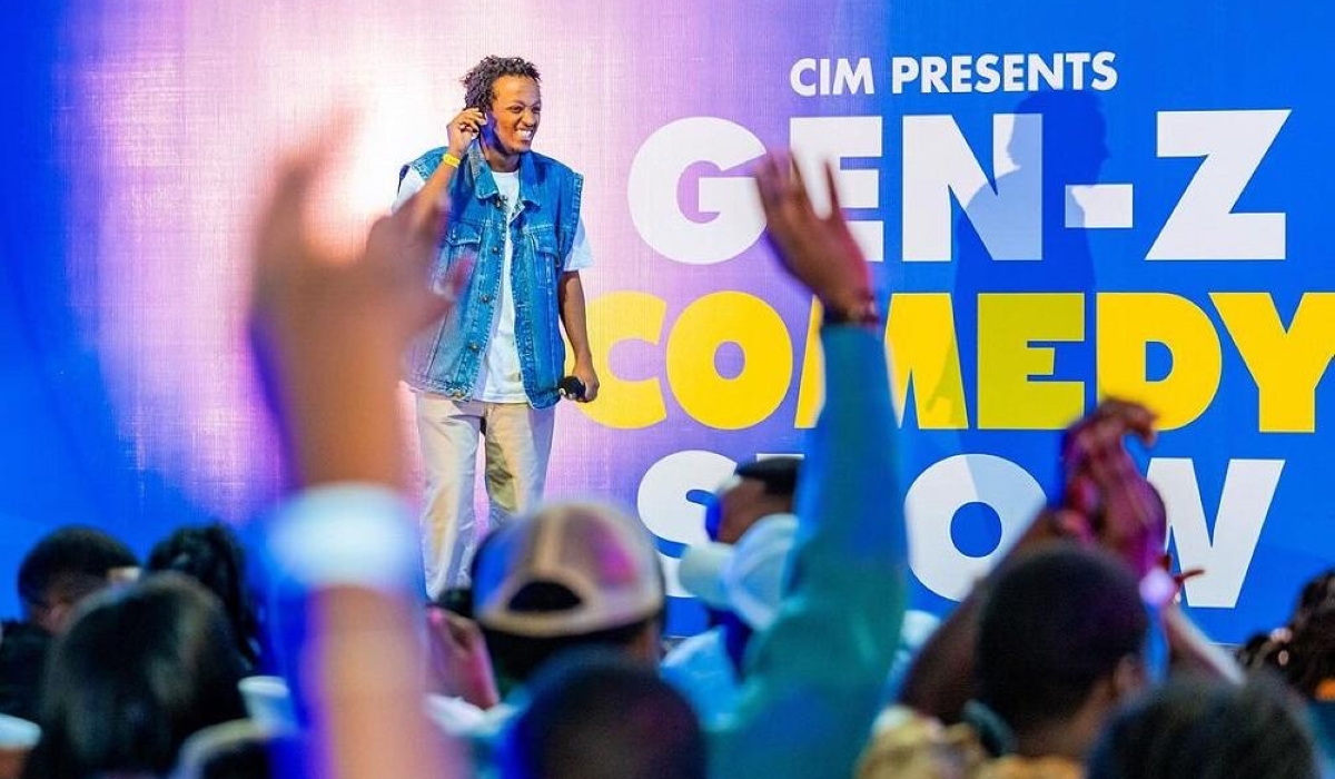 The comedian entertains the audience at the Gen Z comedy show. Courtesy photos