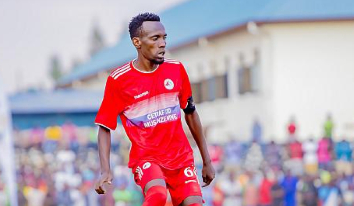 Ntijyimana in action during a previous match. The Musanze FC skipper says he is confident his team can beat Rayon Sports when the two sides meet on Friday, February 23.