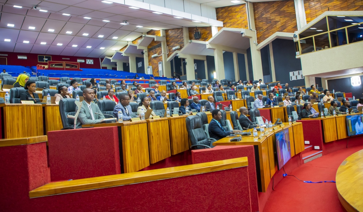 MPs during the session that granted preliminary approval to the UK-Rwanda migration agreement. 