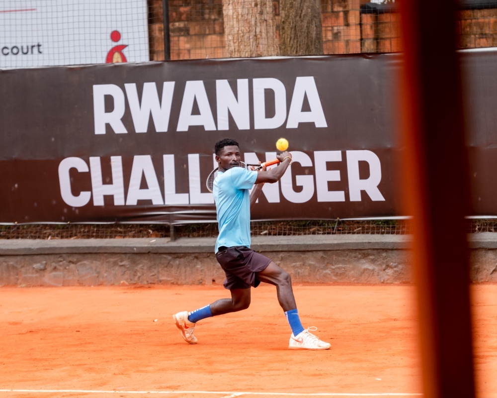Rwanda&#039;s Ernest Habiyambere was proud of his performance despite losing to Israel&#039;s Daniel Cukierman in the first round of Rwanda Challenger 50 Tour on Monday, February 26-Courtesy