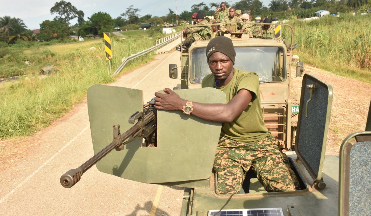 In 2021, a combined force of UPDF elements drawn from infantry, motorized brigade, artillery, armored and special forces command moved into DR Congo and launched an offensive operation against ADF terrorists.