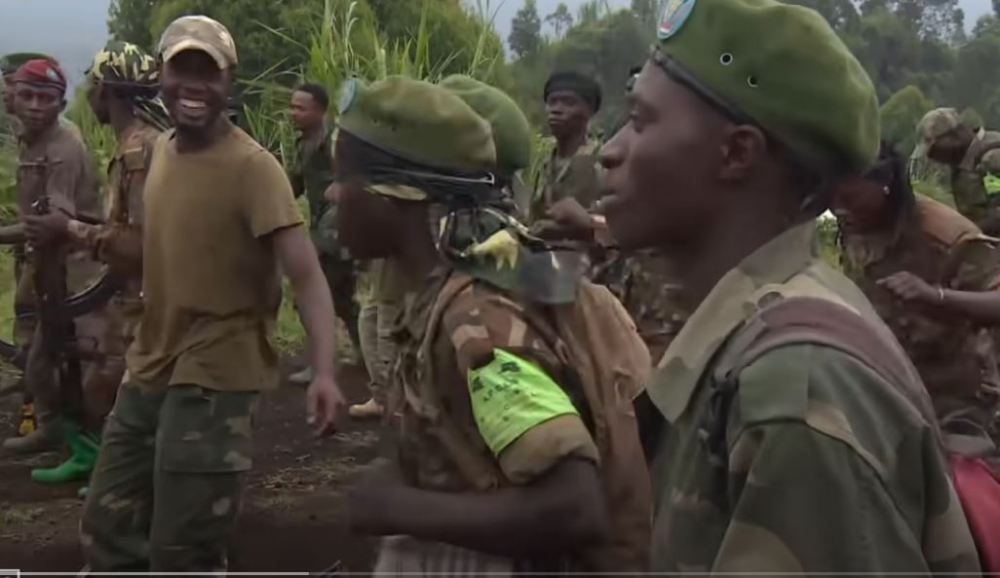 A screenshot from Al Jazeera&#039;s video while Catherine Wambua-Soi, Al Jazeera’s producer in the region reporting on Wazalendo. Internet.