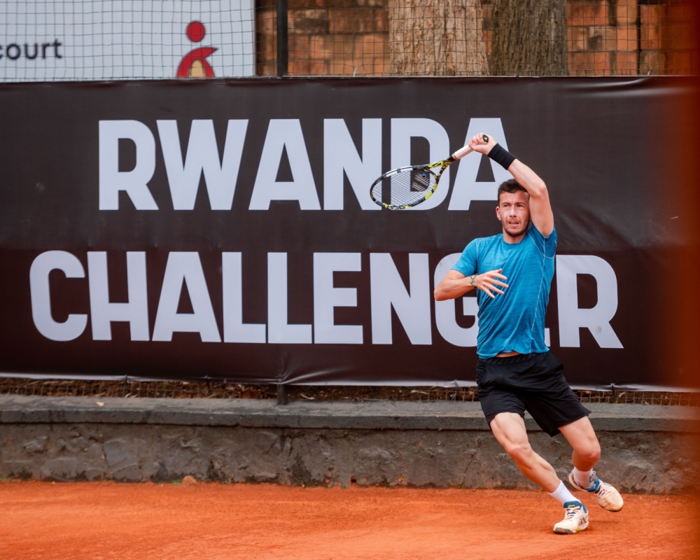 Frenchman Corentin Denolly says enjoys playing Rwanda is hoping to use the local support when he faces Dutchman Max Houkes in the last eight on Thursday, February 29.COURTESY