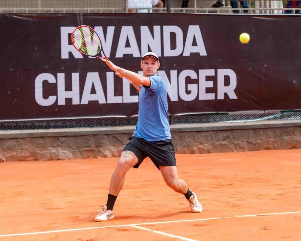 Kamil Majchrzak in action during a past game. He will face Max Houkes in the singles semi-finals of the Rwanda Challenger 50 Tour (week 1) , at Kicukiro Ecology Tennis Club on Friday, March 1.