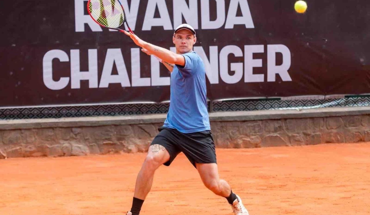 Kamil Majchrzak in action during a past game. He will face Max Houkes in the singles semi-finals of the Rwanda Challenger 50 Tour (week 1) , at Kicukiro Ecology Tennis Club on Friday, March 1.