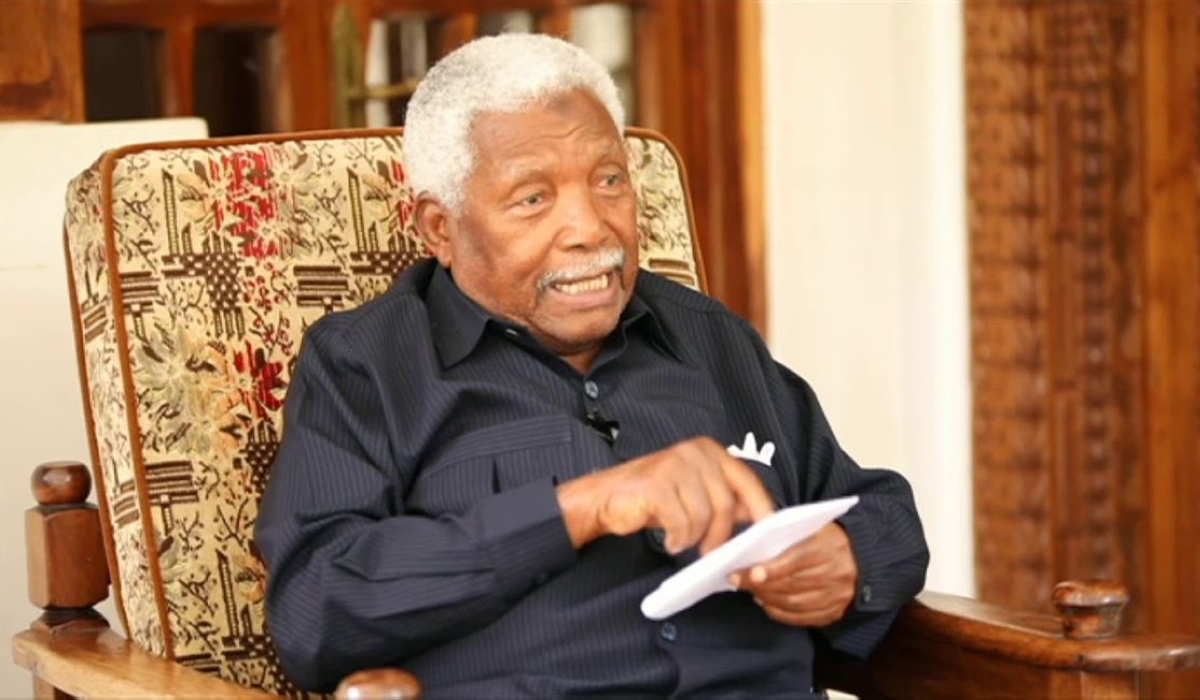Former Tanzanian President Ali Hassan Mwinyi.