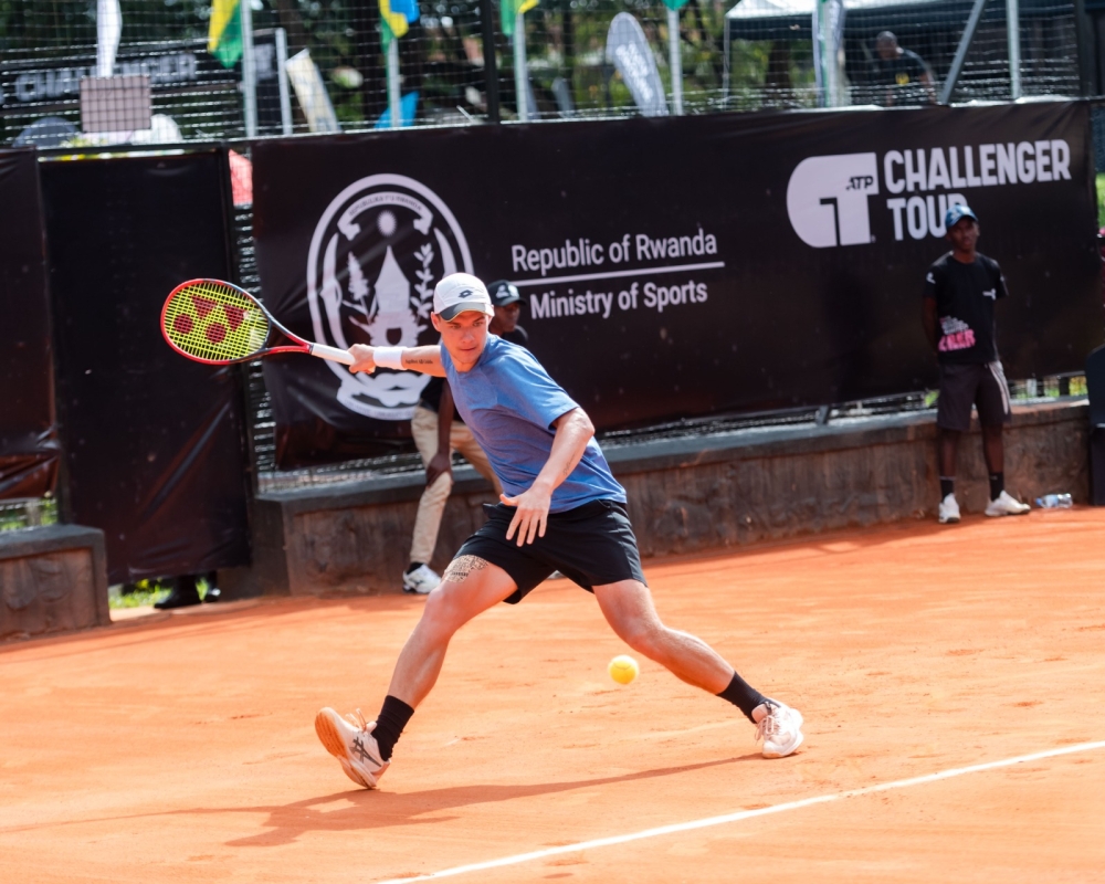 Kamil Majchrzak won the first week of the Rwanda Challenger 50 Tour tournament on Saturday, March 2. Courtesy