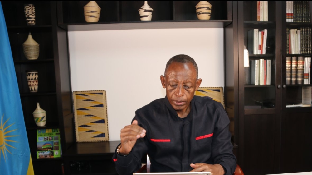 James Kimonyo, Rwanda’s Ambassador to China, emphasised the difficulty yet possibility of learning Kinyarwanda for those born abroad James Kimonyo, Rwanda’s Ambassador to China, emphasised the difficulty yet possibility of learning Kinyarwanda for those born abroad