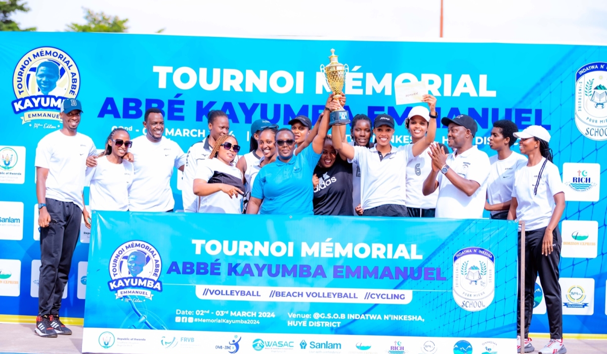 APR Women were crowned champions of the 2024 Memorial Kayumba tournament concluded at Groupe Scolaire Officiel de Butare (GSOB) on Sunday, March 3. Courtesy